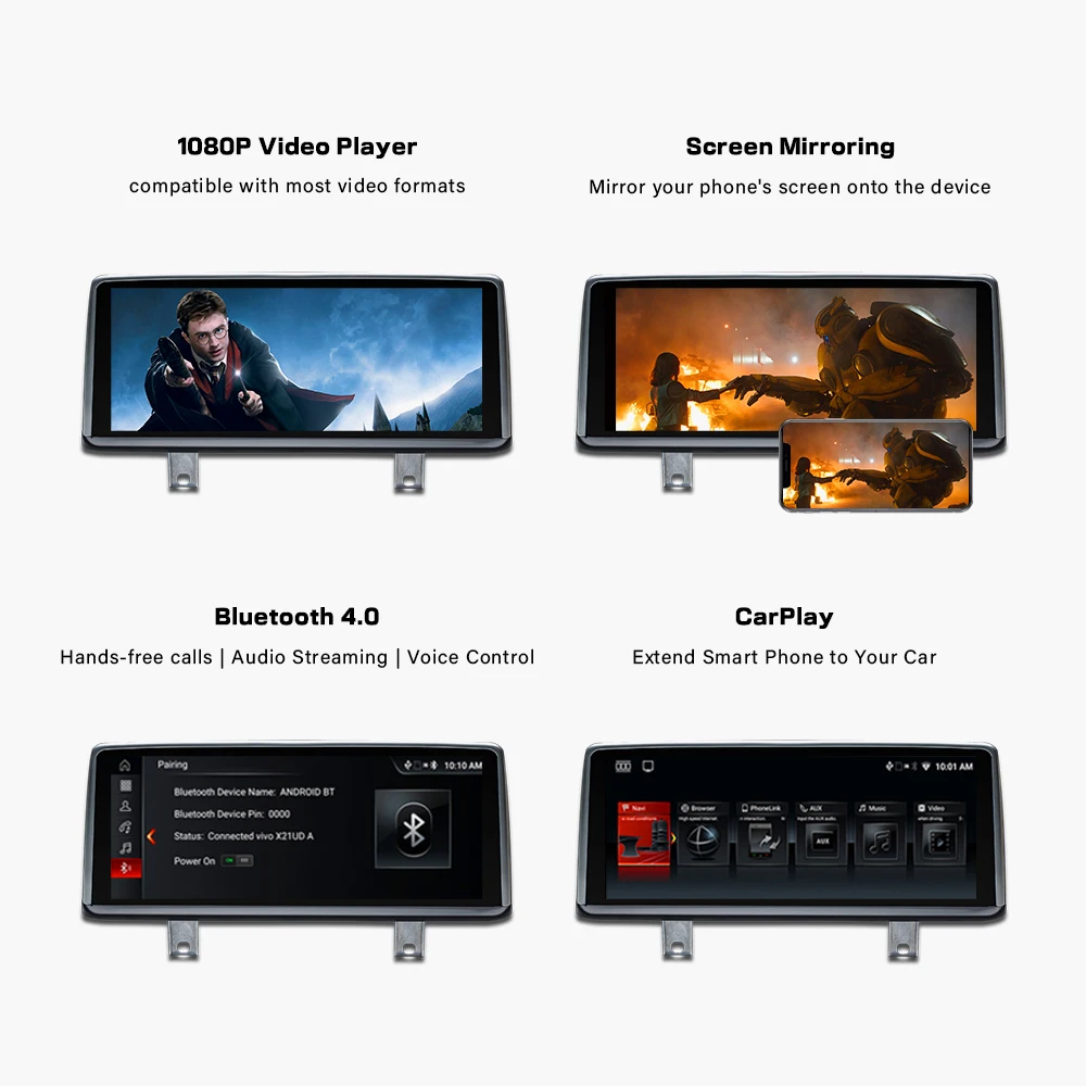 Автомобильный мультимедийный плеер автомагнитола на Android 10 25 с GPS-навигацией 0