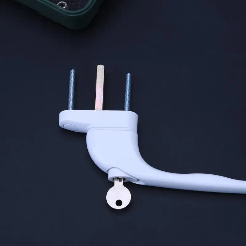 Белое окно из алюминиевого сплава с замками универсальная дверная ручка ключ для