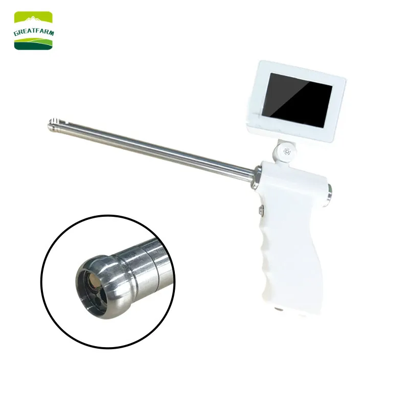 

Sheep Frozen Sperm Video Endoscope Goat Camera Sperm AI Gun Artificial Insemination Sheep GUN Veterinary Breeding TOOLS 2021NEW