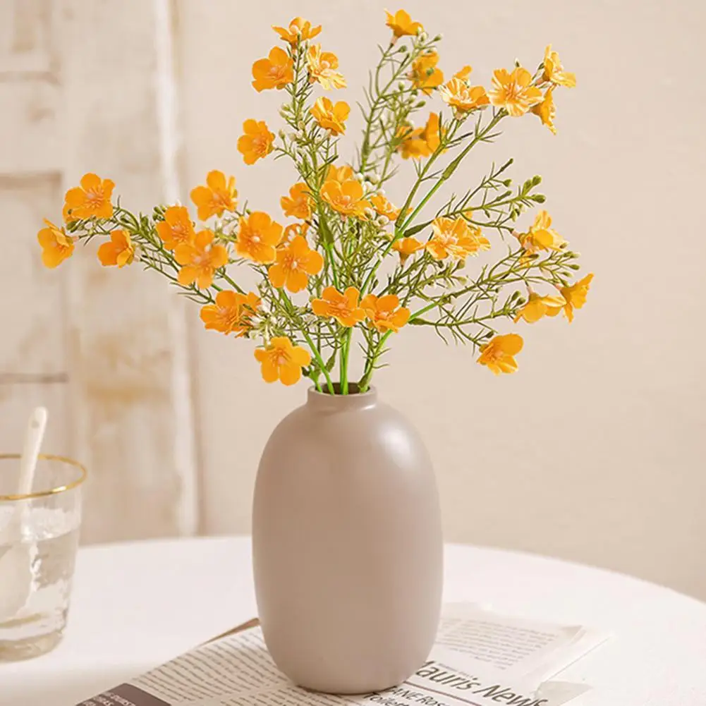 

Multicolor 1 Bunch Durable Artificial Faux Silk Flowers Gypsophila Faux Silk Artificial Flower Baby Breath for Gifts