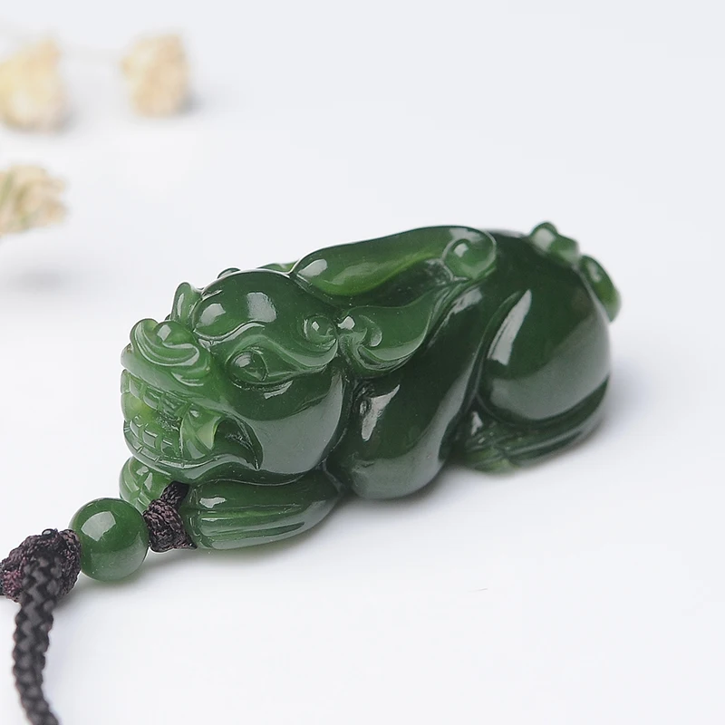 Hetian jade кулон груз натуральный нефритовый подвесной мужской и женский отправить