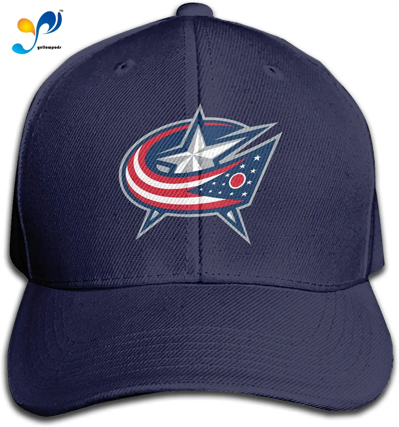 

Unisex Adjustable Personality Cap Columbus Hockey Fans Blue Jacket Baseball Hat Dad Hat Casquette Hat