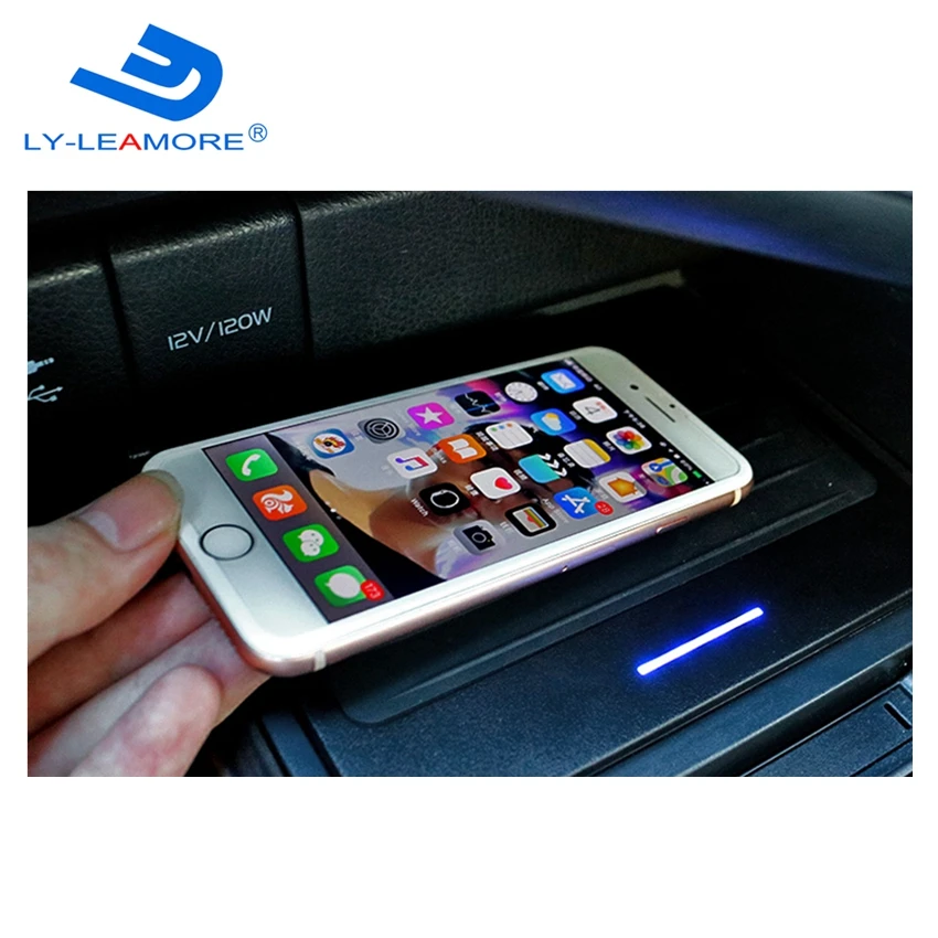 leamore free shipping fast charger qi mobile phone car accessories for camry 2018 2020 wireless charger decvice free global shipping