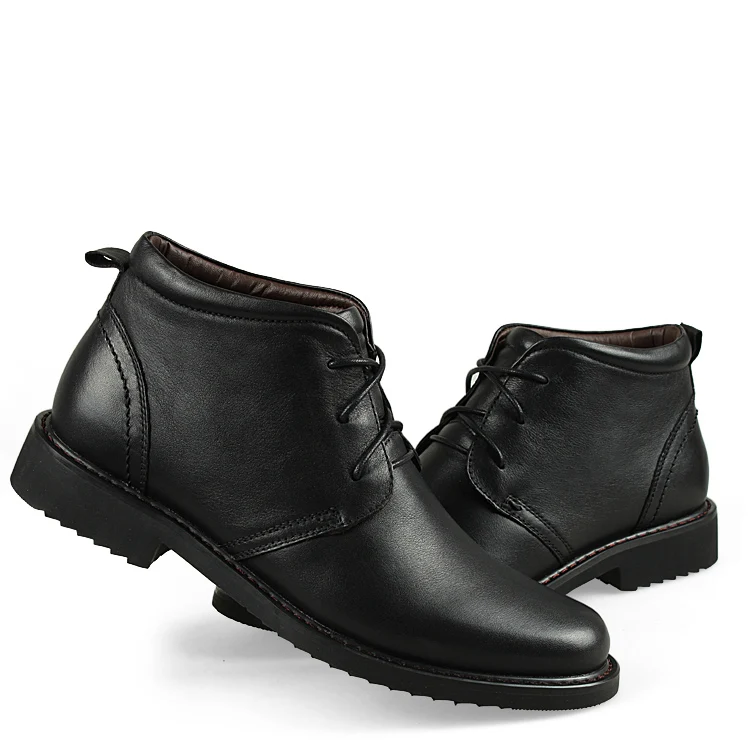 

Boot Men Desert outdoor fashion genuine leather Boots Men Work Shoes Zapatos De Mujer Zapatos Ankle Lace-up Combat Boots o5