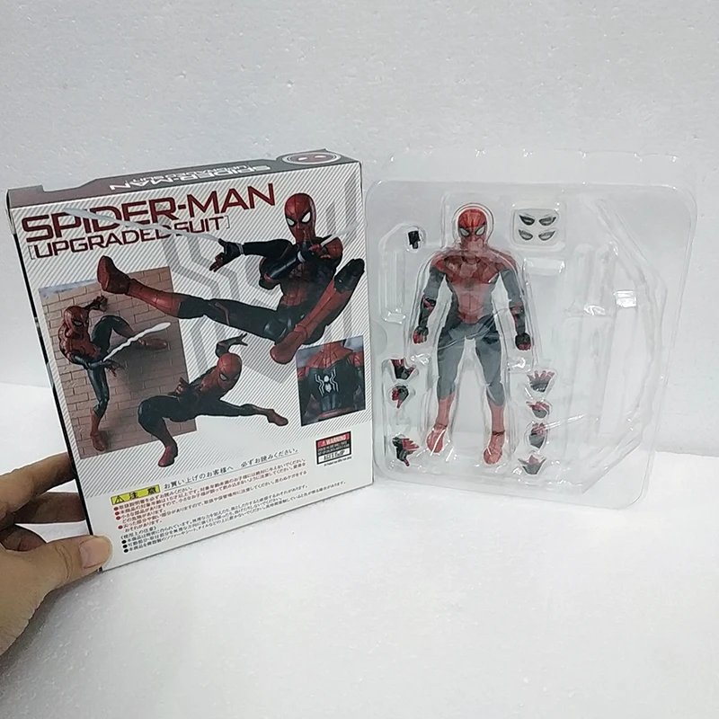 15 см SHF паук далеко от дома обновленный костюм PS4 игра обслуживание SpiderAction фигурка