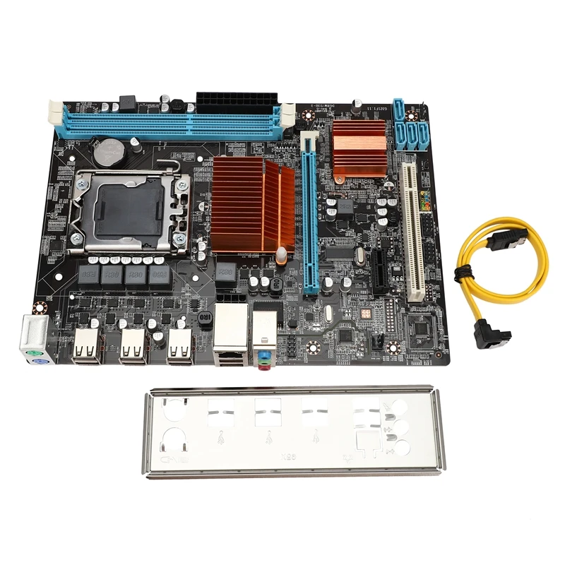 X58 LGA1366 Practical Desktop Computer Mainboard with SATA 2.0 USB DDR3 1600MHz 32G 4 Channel Motherboard for Intel CPU | Компьютеры и