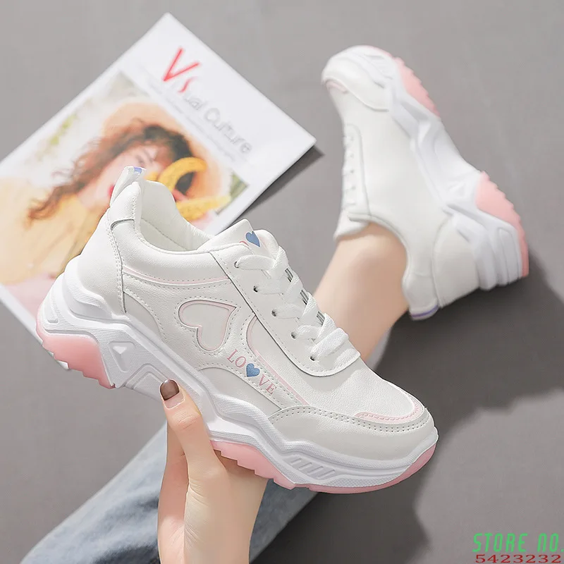 

Women's shoes new Korean sports women's shoes increased breathability casual shoes running shoes