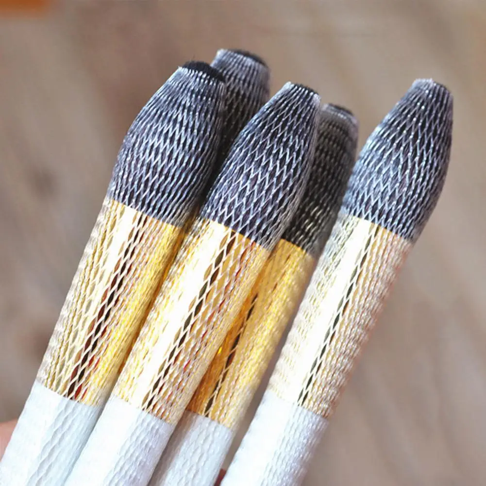 Набор белых кистей для макияжа 100 шт. защитный чехол в виде Розы форме