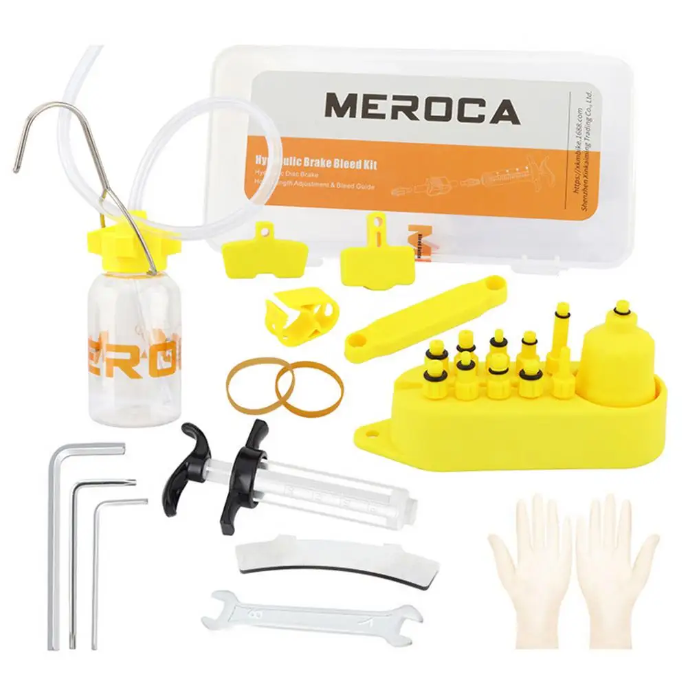 

Universal Bicycle Brake Oil Bleed Kit Multiuseful MTB Bike Oil Filling Funnel Oil Change Filling Tool Bicycle Repair Accessries
