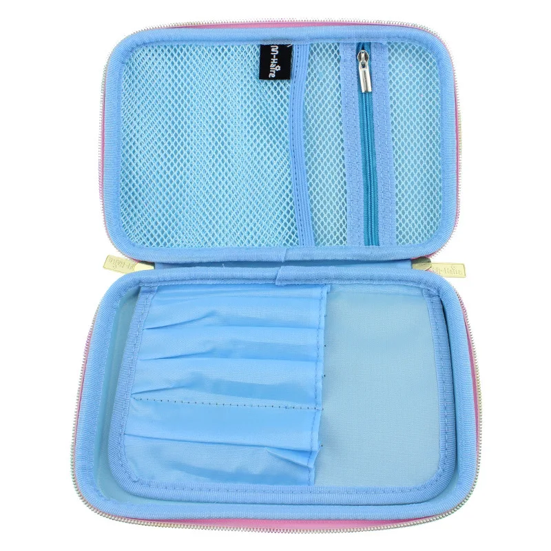 Kawaii Единорог пенал для девочек милый блеск сумка большой емкости Канцтовары