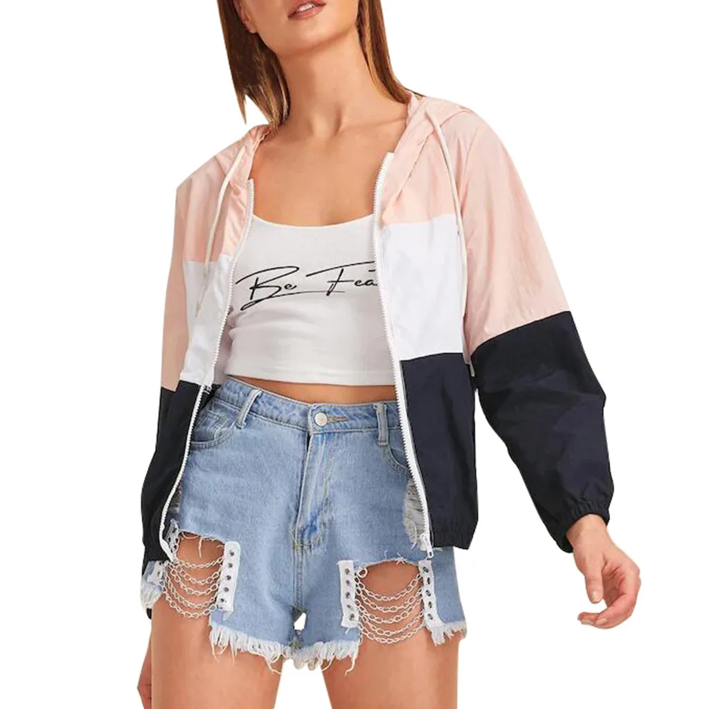 Ветровка с капюшоном и завязками верхняя одежда пальто 2019 повседневное