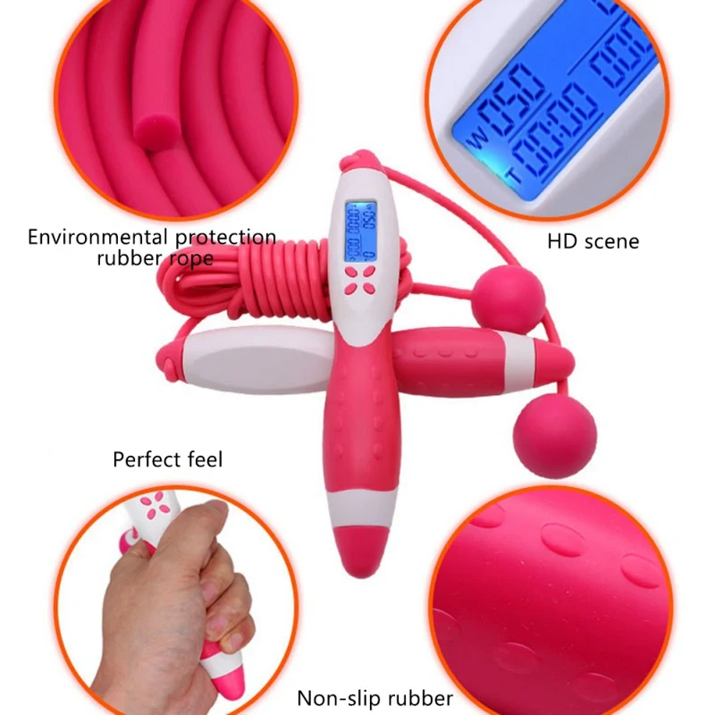 Умная Электронная цифровая скакалка для взрослых 1 шт. расход калорий