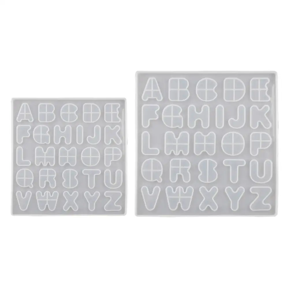 

Alphabet Silicone Mold Letter Resin Organic Silicone Molds For Epoxy Flexible And Durable Resin Casting Letter Silicone Mould
