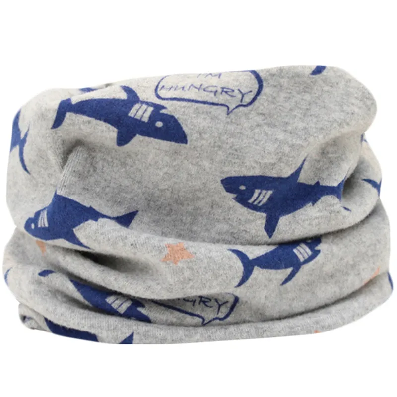 Новый осенне зимний детский шарф из 100% хлопка Детские теплые шарфы на шею для