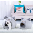 Новая удобная зимняя кровать для глубокого сна для кошек, маленькая подстилка, корзина для кошек, товары для дома, удобные лежанки для дома