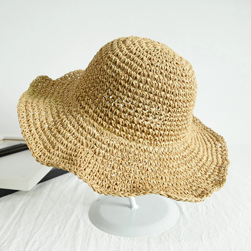 DCEBEY 2020USPOP Fashion New Summer Autumn Sun Hat Women Girl Straw Panama Beach Caps For Holiday Dropship | Аксессуары для одежды