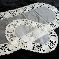 nordic fashion hollow lace oval tablecloth placemat coaster set dining leisure entertainment furniture banquet party decoration