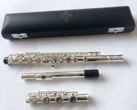 new professional mfc flute instrument bc6020 silver plated flutes split e mechanism b leg flute 17 holes open