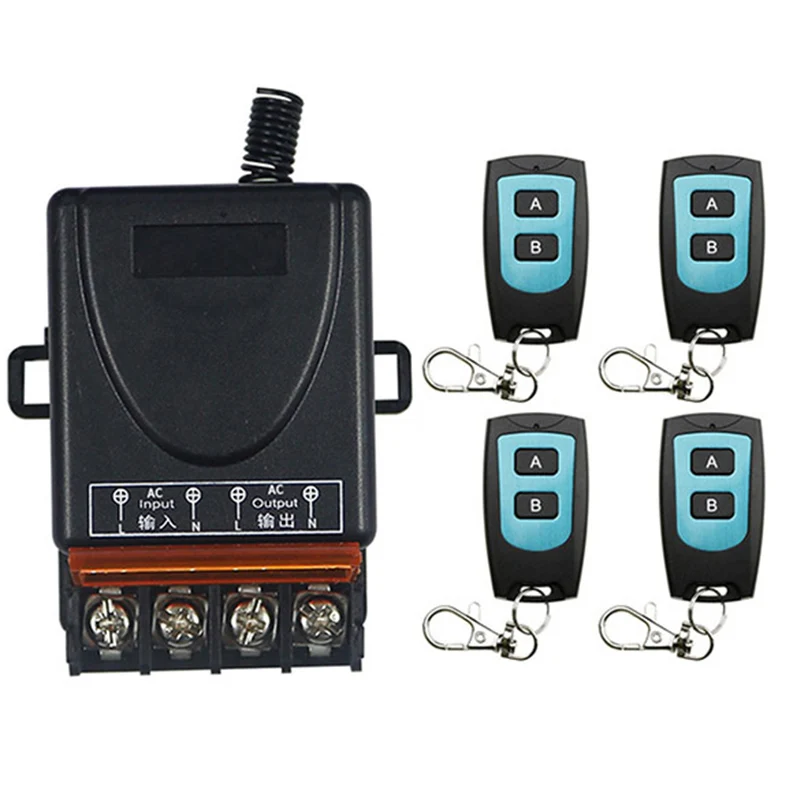 AC 110 В 220 1CH 1 CH Беспроводной радиочастотный пульт дистанционного управления