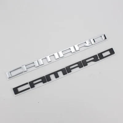 1X новая хромированная черная наклейка 3D металлическая Автомобильный задний