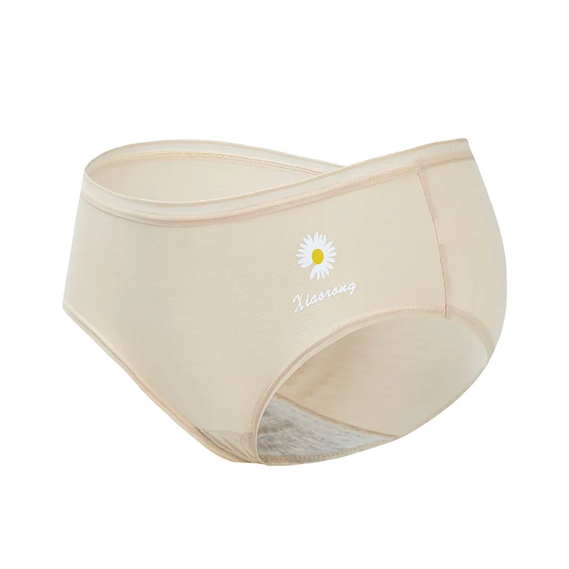 

1pc/2pcs Plus Size Cotton Panties Mid Waist Briefs Women's Lingerie Breathable Underpants Soft Print Underwear Female Intimates