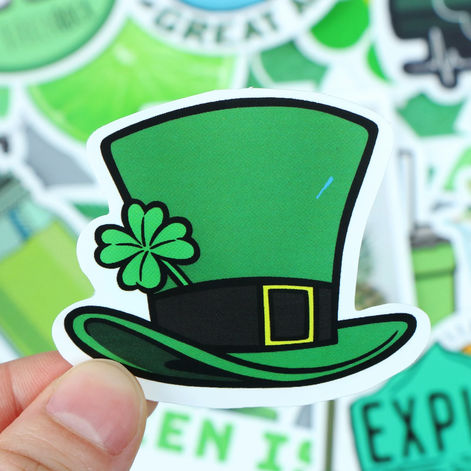 50 шт. зеленая наклейка мультяшная игрушка DIY водонепроницаемые наклейки для