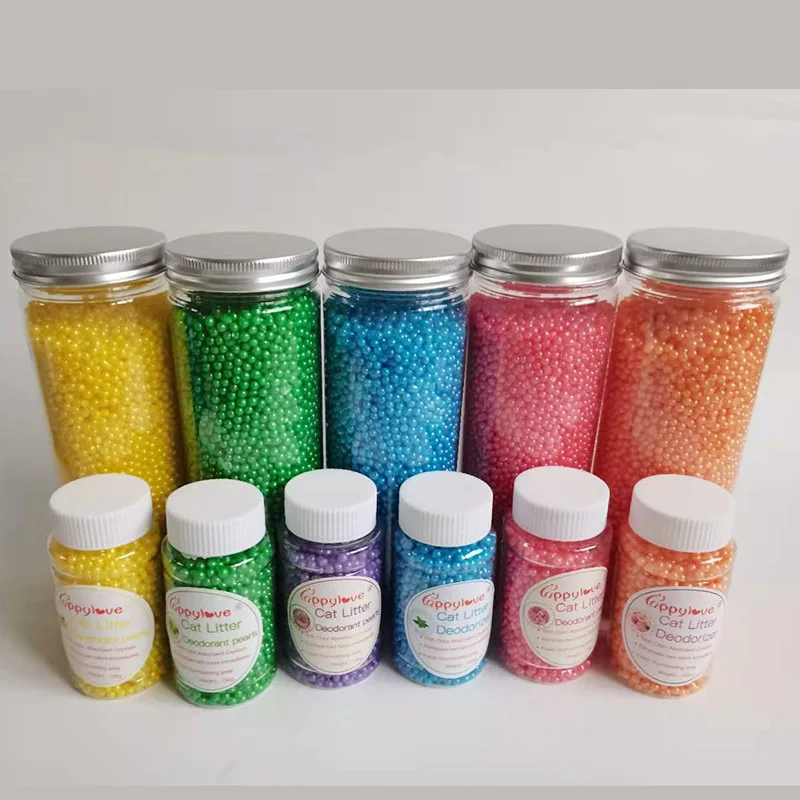 

Aromatic Cat Litter Deodorant Beads Odor Activated Carbon Absorbs Pet Removaling Excrement Stink Deodorizing Cleaning Supplies