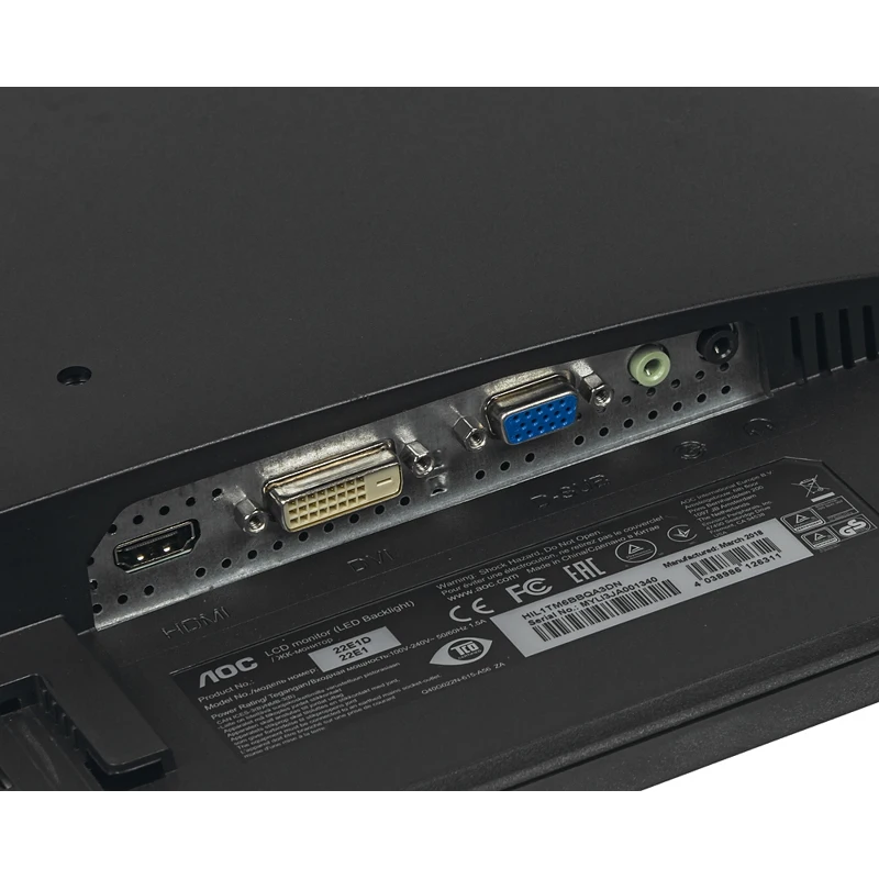 Монитор AOC 21.5&quot 22E1D(00/01) черный TN+film LED 16:9 DVI HDMI M/M Mat 250cd | Компьютеры и офис