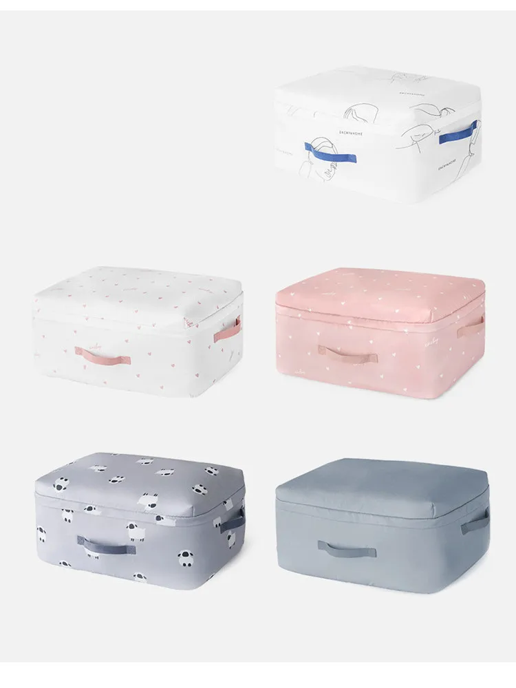 

Foldable storage bag moisture-proof and mildewproof family bedroom storage bag nonwoven storage bag family storage bag