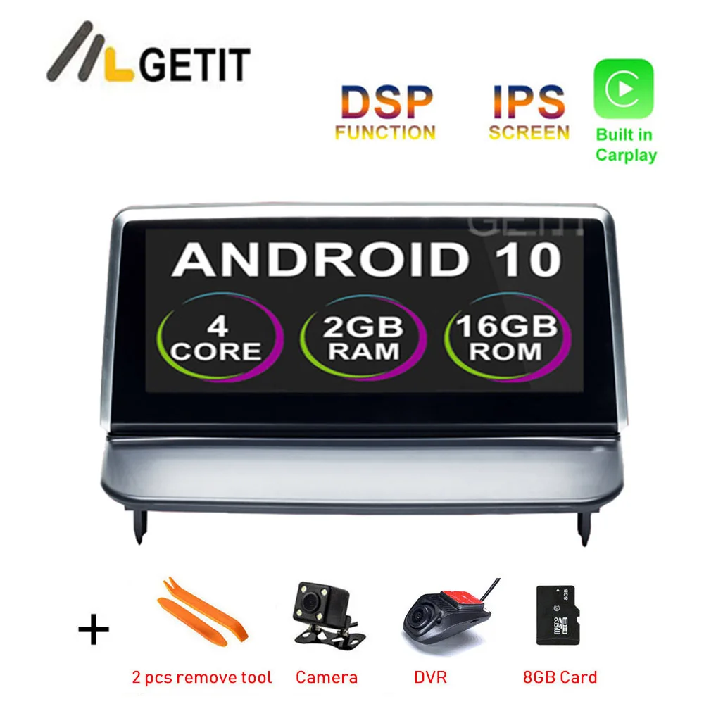 Автомобильный мультимедийный стерео радиоприемник DSP CARPLAY Android 10 GPS для VOLVO S40 C40 C30