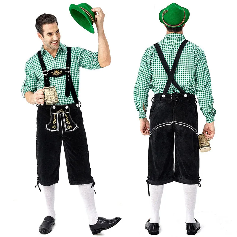 Костюм пивного человека Lederhosen на Октоберфест костюм для Хэллоуина Баварской