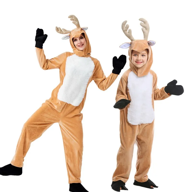 Рождественский карнавальный костюм с оленем рождественские карнавальные
