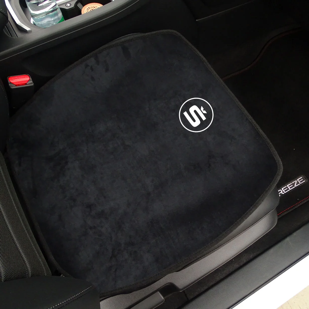 Мягкая плюшевая подушка для сиденья автомобиля теплая зимняя коврик авто