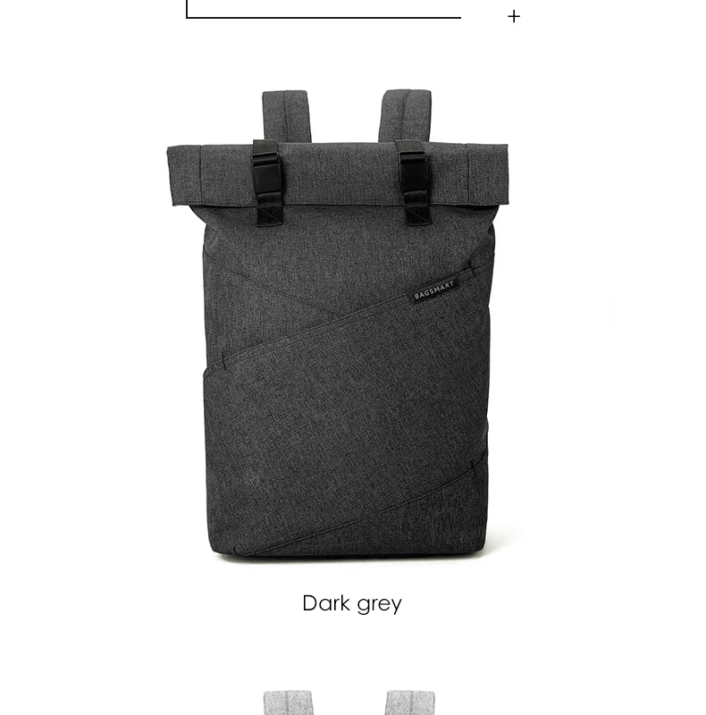 BAGSMART, новинка, мужской рюкзак для ноутбука, 15,6 дюймов, рюкзак, школьная сумка, для путешествий, водонепроницаемый рюкзак, женский, для ноутбука, сумка для компьютера