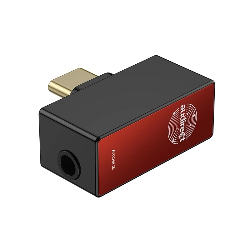 Hilidac Audirect Atom2 HiFi портативный USB DAC/AMP ES9281AC поддержка MQA DSD512 32 бит/768 кГц type-c версия |