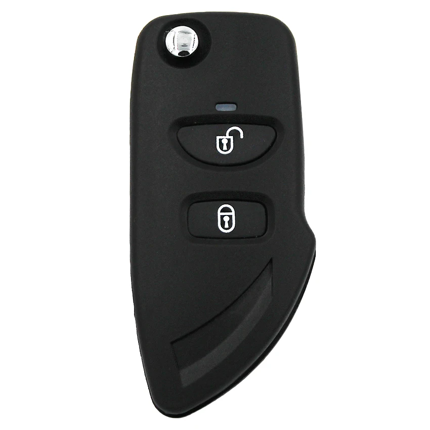 2 кнопки откидная оболочка ключа дистанционного управления чехол Fob для Hyundai Santa Fe