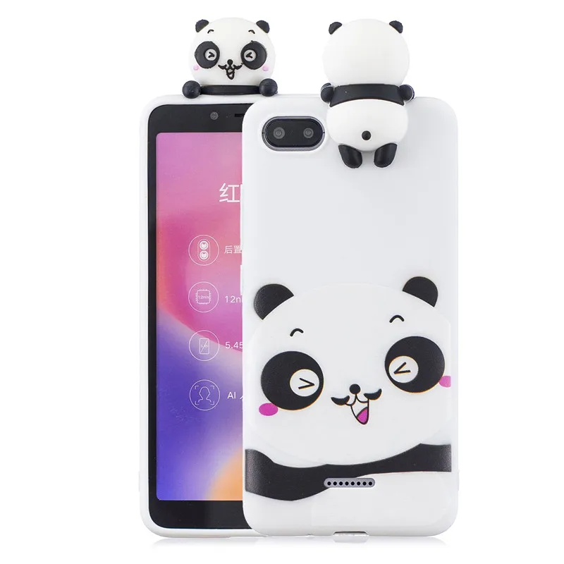 3D Мягкий Силиконовый ТПУ мультяшный чехол для Xiaomi Mi A3 A1 A2 Lite Redmi 8 7 8A 7A 6A 5A 4X S2 Go Note 5 6