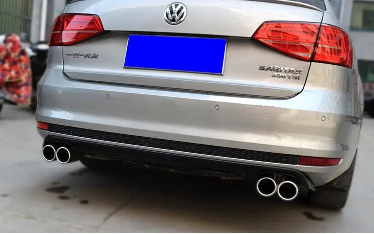 Для Volkswagen Jetta (Фольксваген Джетта заднего бампера Диффузор спойлер 2016 2018 для sagitar
