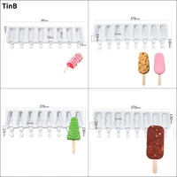 8 cavity silicone ice cream mold popsicle maker silicone molds diy homemade fruit juice dessert freezer ice pop lolly tray mould