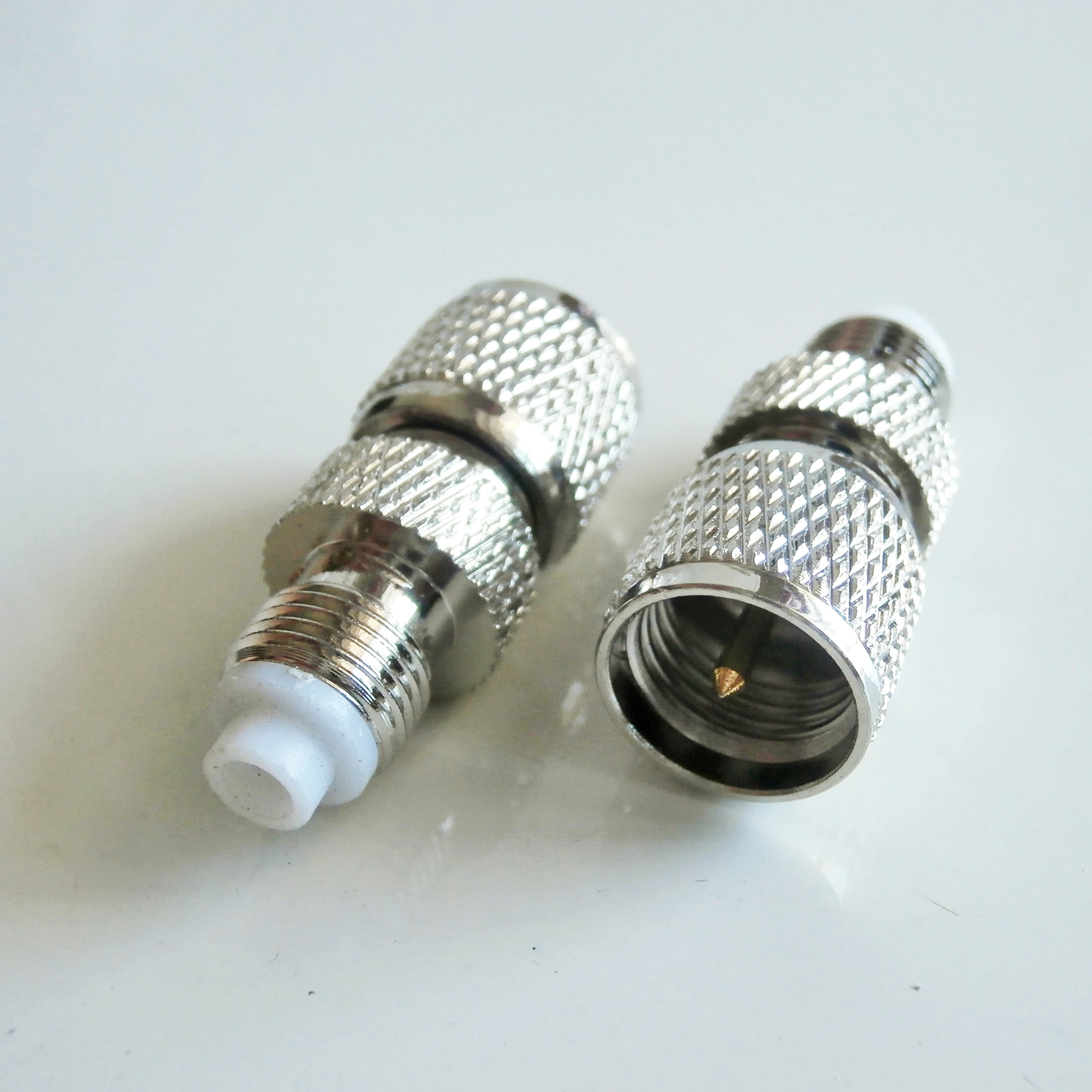 

1X Pcs Mini UHF MiniUHF Male To FME Female PL259 SO239 Cable Connector Socket FME-Mini-UHF Straight Coaxial RF Adapters