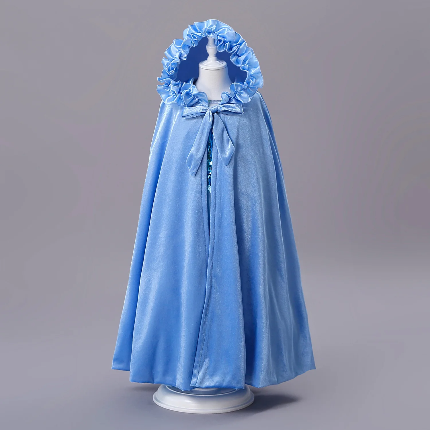 Рождественская накидка принцессы ледяное сердце zen2 для девочек осенне зимний