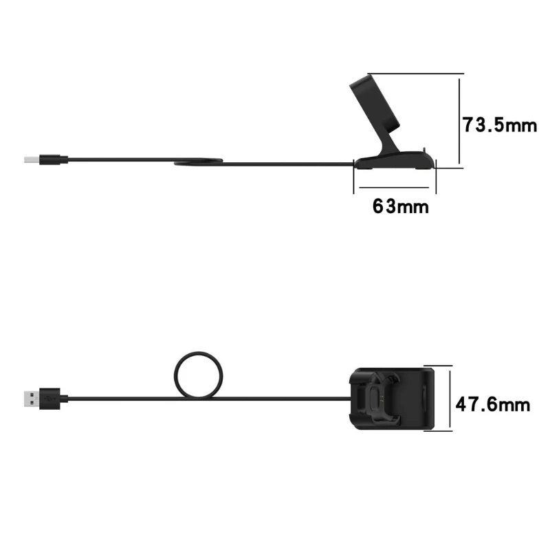 

USB Charge Dock Station Holder Charger Stand Cradle Cable for for -XiaoMi Mi Watch lite Global Version for Redmi Watch