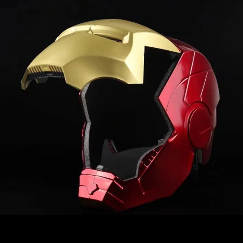Marvel Мстители Железный человек Шлем Косплей 1:1 светильник Led Ironman маска ПВХ фигурка