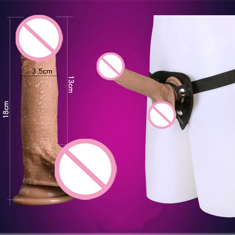 Большой фаллоимитатор Фаллус реалистичный большой страпон эякуляционные