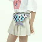 Женская сумка-мессенджер с принтом русалка