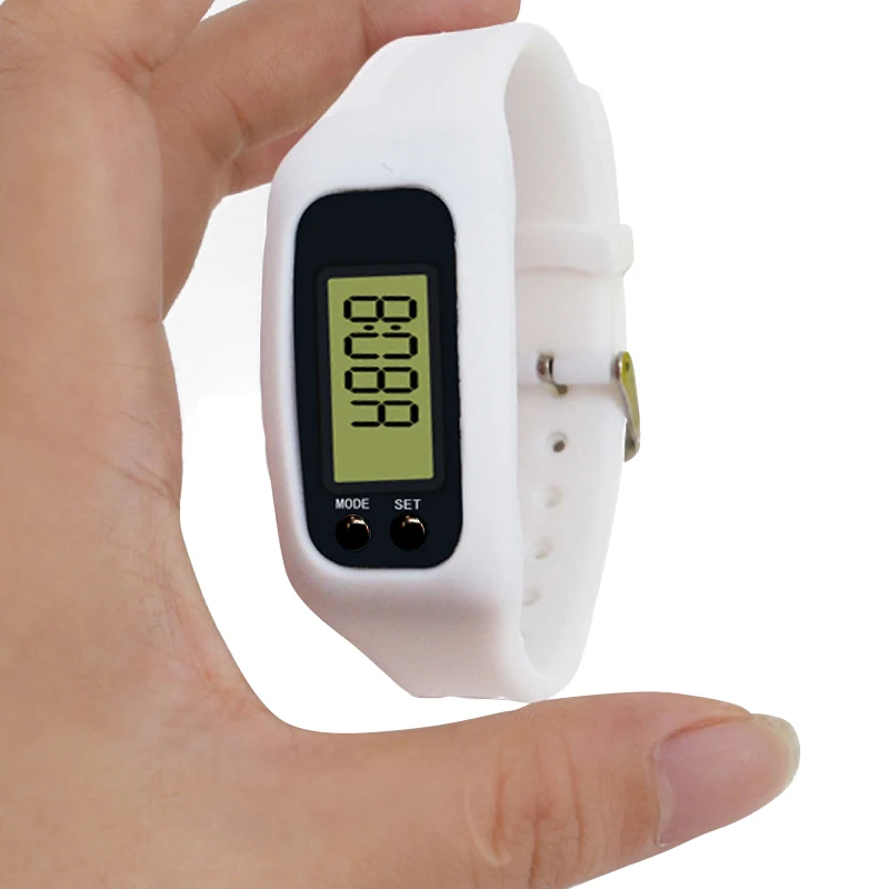 Многофункциональный цифровой шагомер с ЖК-дисплеем 10 цветов | Спорт и