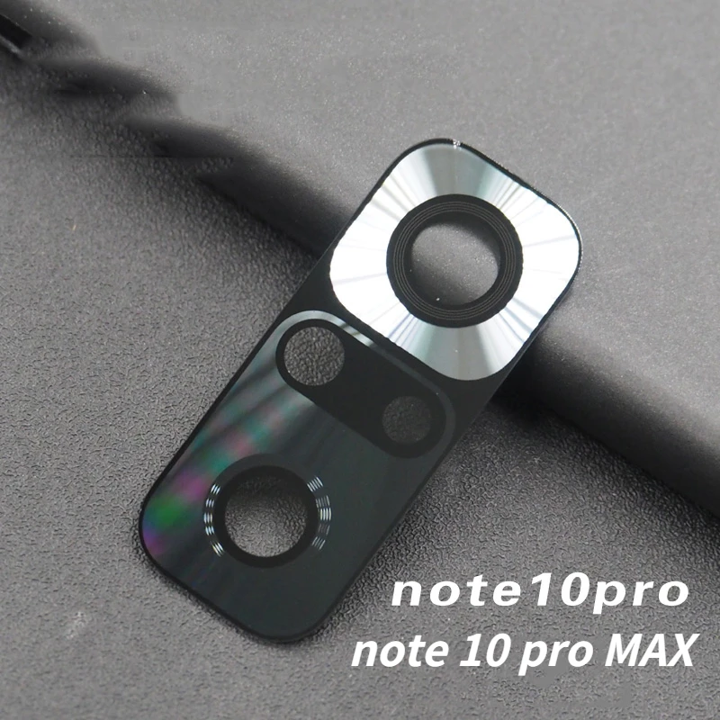 Стеклянный объектив задней камеры для Xiaomi Redmi Note 10/Note10/10T/Note 10 Pro/10 Pro Max/10 5G запасная