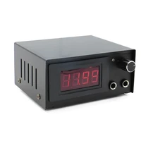 tattoo power supply 1pcs new black double led digital display power supply for tattoo machine permanent makeup tattoo