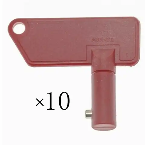 10 шт ключ для Mitsubishi и Терекс Батарея Мастер Отключите тяжелого оборудования Key-MS634212