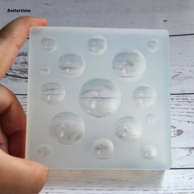 

B36D Three-dimensional Hemisphere Assembly Necklace Mold Epoxy Jewelry Mold Resin Casting Pendant Mold Suitable for Diy Craft